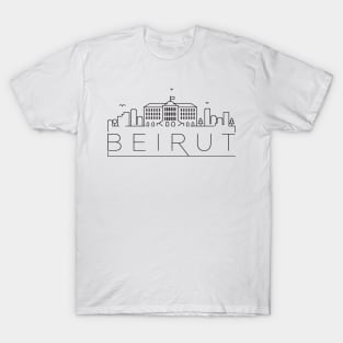 Beirut Skyline Design T-Shirt